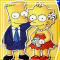 Bart and Lisa - Memory Tiles