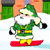 Santa Snowboarding